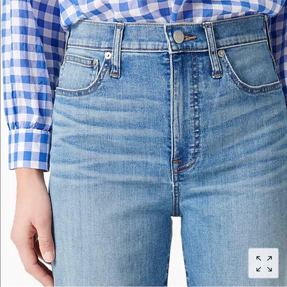 Light wash J. Crew jeans (Re-Imagined) Fair Trade - Picture 3 of 5
